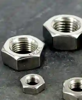 Nuts are essential fasteners with a threaded hole, designed to mate with bolts, screws, or studs to create secure and adjustable connections. 